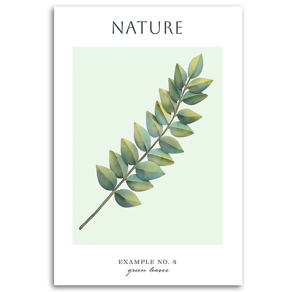 Canvas Print, Green Leaves - Nature