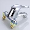 Double-Hole Basin Faucet Bathroom Zinc Alloy Hot And Cold Water Faucet Bathroom Sink Mixing Valve Switch Sink Mixer Tap