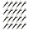 Iron Eccentric Wheel Connectors with Quick Release Feature for Convenient Furniture Disassembly and Reassembly 20PCS