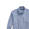Polo Ralph Lauren FW22 Plaid Logo Embroidered Polo Long Sleeve Shirt Men Shirts Blue MNPOWOV16820202-400