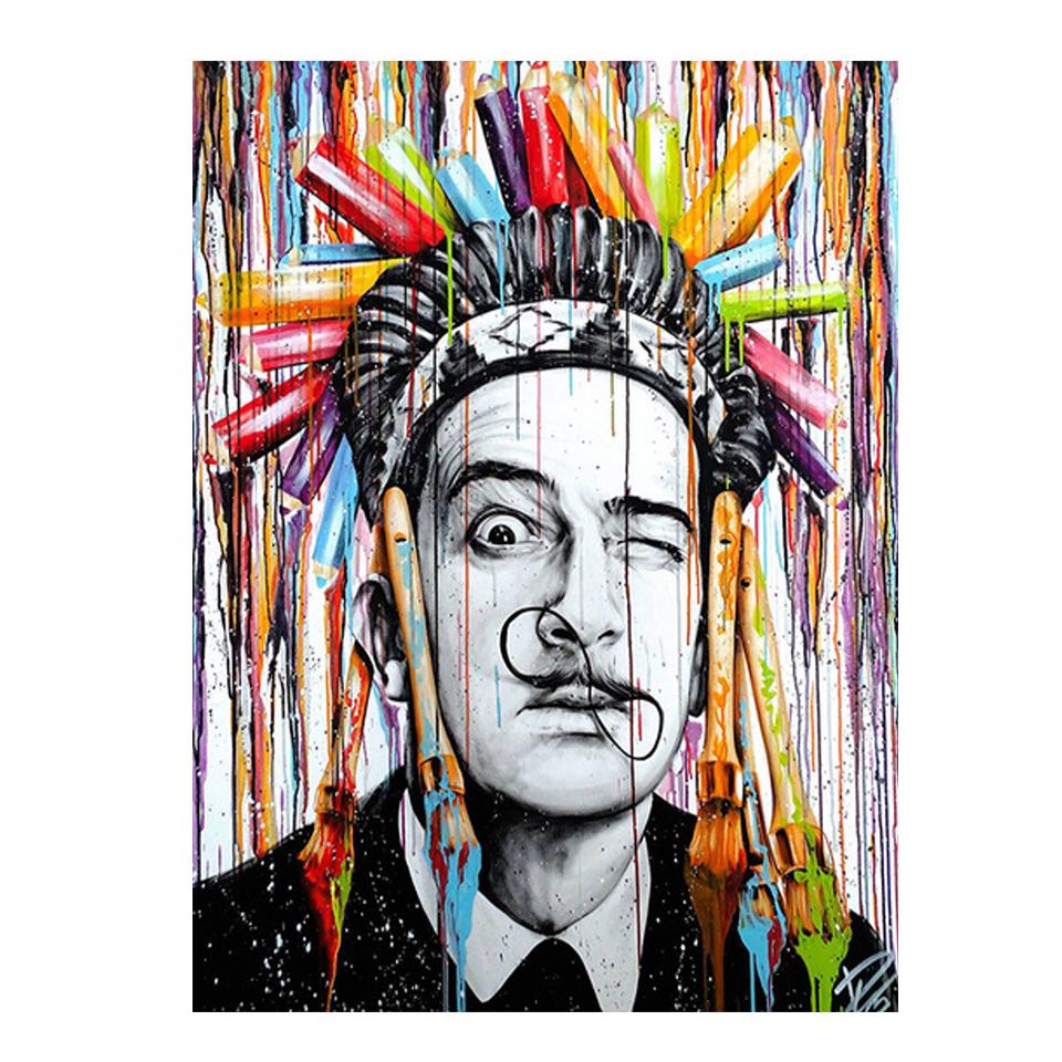 

5D DIY Алмазная картина Цветная фигура Картина маслом Алмазная вышивка Набор для вышивки крестом Полный горный хрусталь Мозаика Домашний декор Round 20x30cm