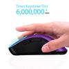 Memzuoix Wireless Mouse Ergonomic Design with USB Receiver 1200 DPI Compatible with Purple Wireless Mouse 2.4G 5-Button Laptops/Desktops/Macs/PCs