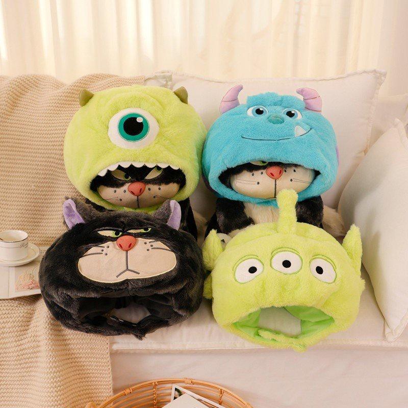 Cute Cartoon Three-eyed Plush Hat For Girls, Winter Warmth And Photo Prop