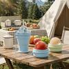 Ice Cream Design Foldable Ice Ball Cup Leak-Proof Ice Cube Water Bottle Ice Cube Kettle  Camping