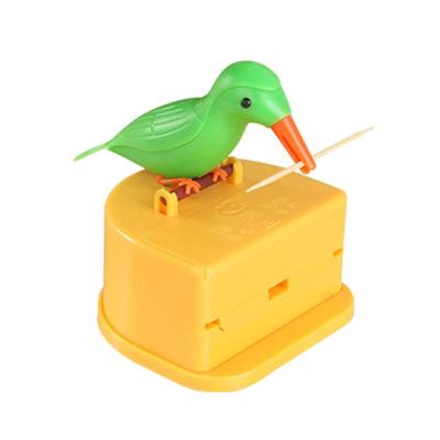 New Bird Toothpick Container Automatic Toothpick Dispenser Holder