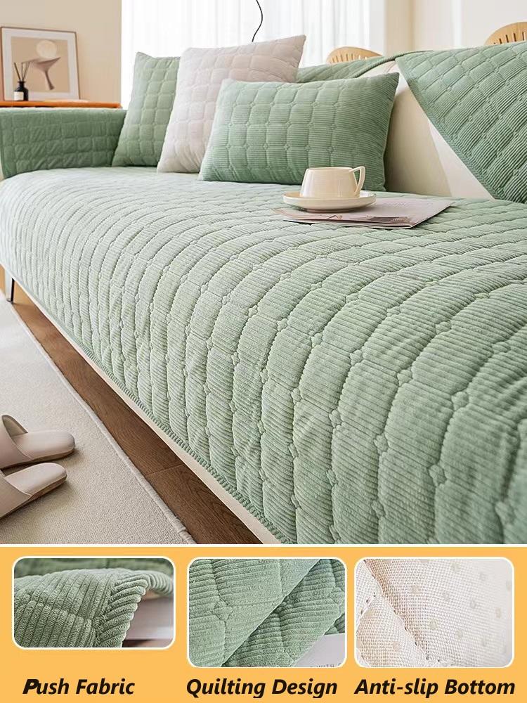 

Утолщенный плюшевый чехол для дивана, европейский универсальный чехол для полотенца для дивана, нескользящий чехол для дивана, полотенце для дивана для декора гостиной 70x70