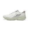 Li Ning Cushioning Slip Resistant Abrasion Resistant Support Lightweight Low Top Running Shoes Men's Chalk Gray ARSW045-4