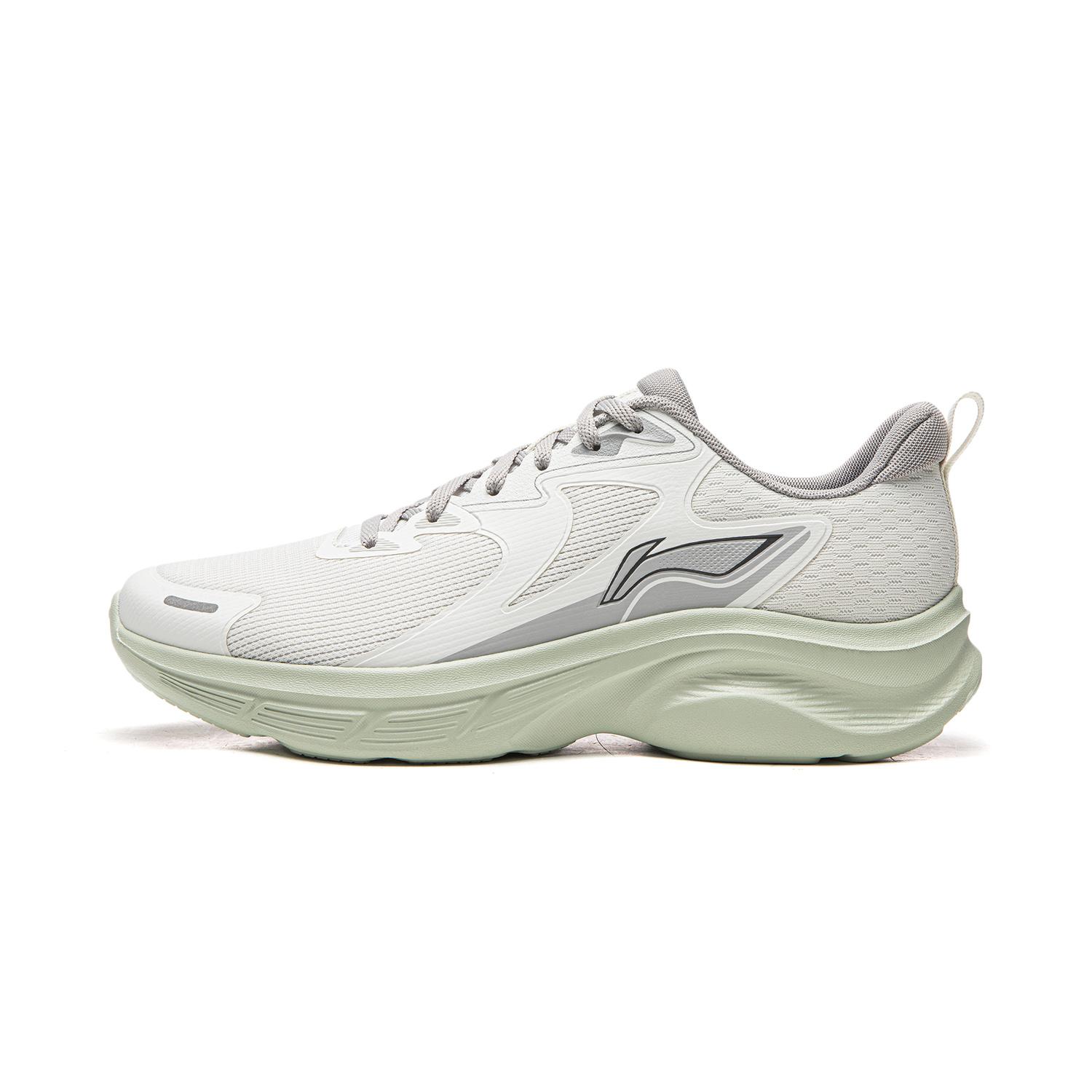 

Li Ning Cushioning Slip Resistant Abrasion Resistant Support Lightweight Low top Running Shoes Men s Chalk Gray ARSW045-4 42