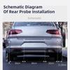Car Auto Parking LED Parking Radar With 4 Parking Sensors Backup Car Parking Radar Monitor Detector System Backlight Display
