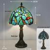 Tiffany Vintage Stained Glass Table Lamp for Bedside or Cafe