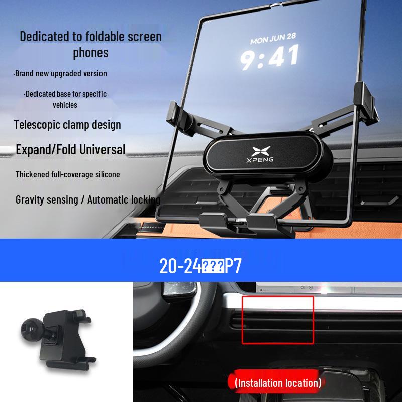 Foldable Air Vent Phone Holder for XPeng G3/P7/P5/G6 Navigation