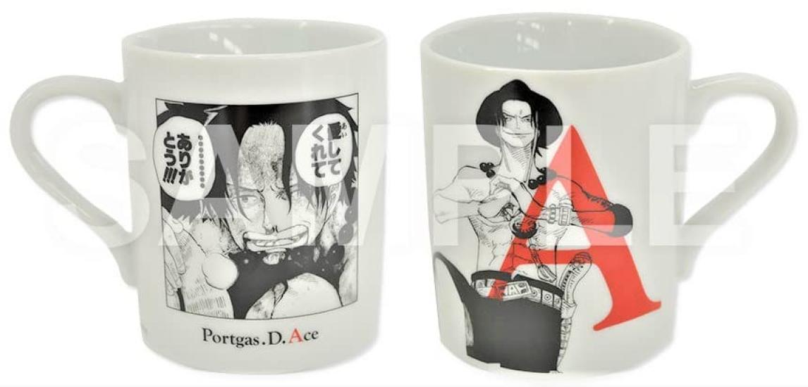

Кружка Эйс ONE PIECE Алфавит A Товары ограниченного выпуска