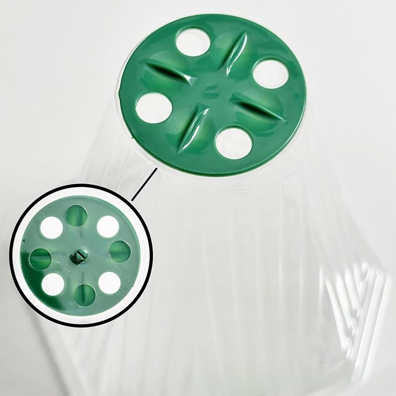 10PCS Transparent Plant Protection Cover Seedlings Grow Cover Adjustable Ventilation Lid Prevents Snail Insect Proof Protection