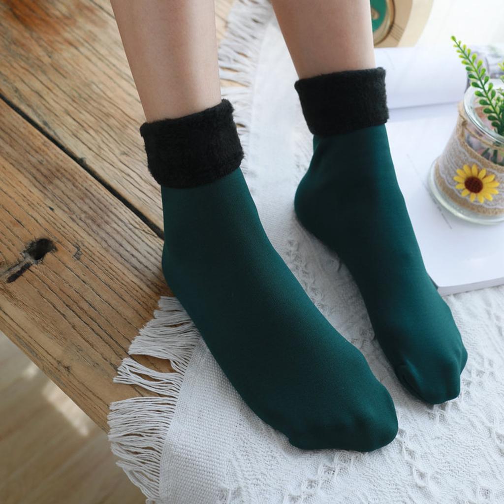 Women Keep Warm Skateboard Sock Floor Socks Snow Socks Plus Velvet Thickening