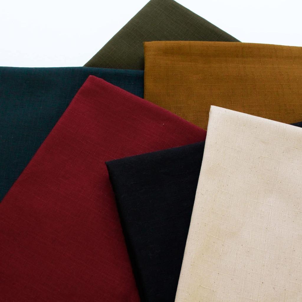 Nippon Chuko Tsumugi Dobby Black Width 110cm 3m Cut Approx. AD8150-300-3M