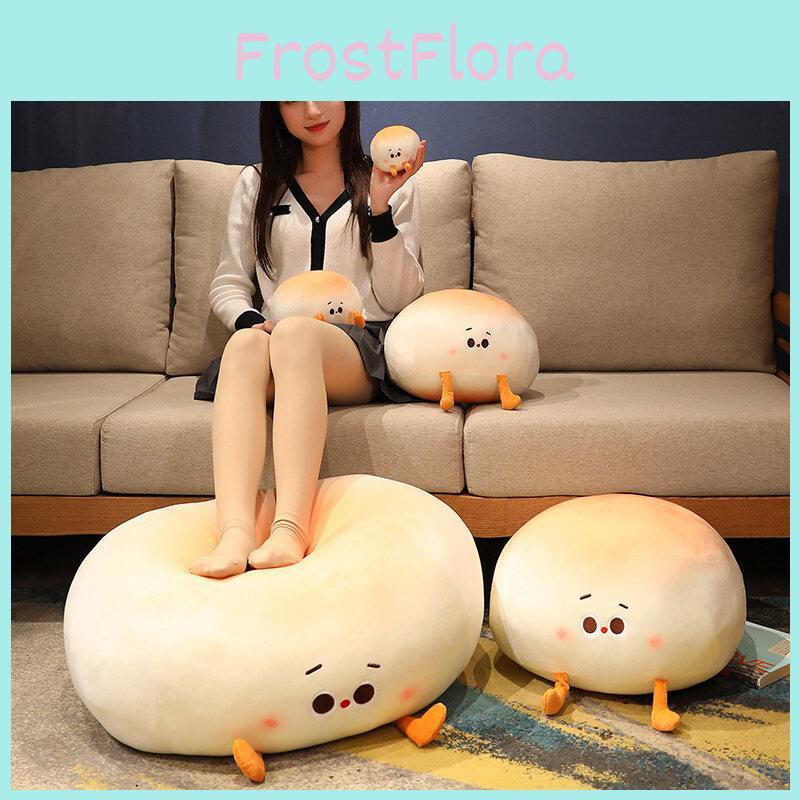 Bun Steamed Plush Toy Soft Stuffed Doll Sofa Backrest Cute Pillow Holiday Gift
