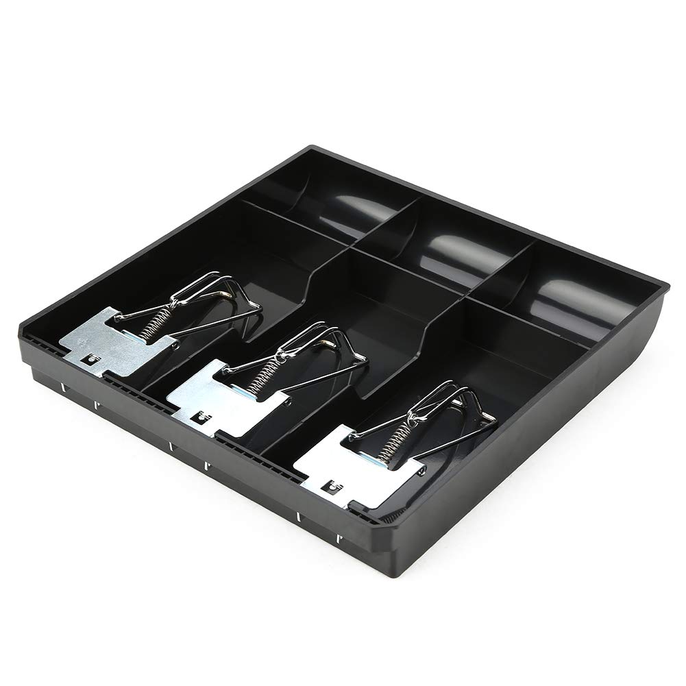 Drawer Register Insert Cash Drawer Insert Replacement Cashier 3 Coin Piggy Bank Replacement Tray for Cash x x Tray, Tray, Insert, Bill/3 Compartments,