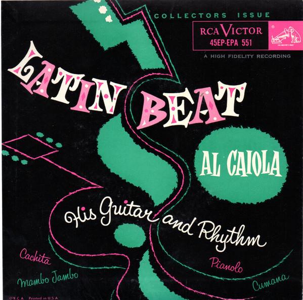 

7inch Record AL CAIOLA RHYTHM Latin Beat EPA551 RCA VICTOR US Latin Used
