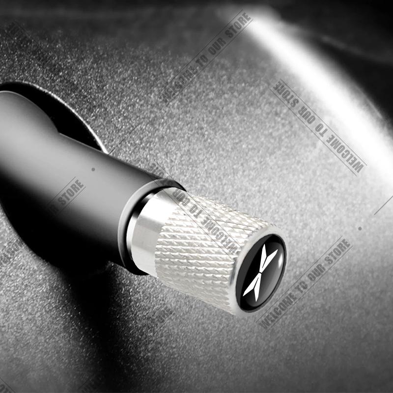 Car CNC Aluminum For Xpeng Xiaopeng P7 G3 G6 G9 F30 N5 P5 X2 X9 G3i P7i H93 Beta Emblem 4pcs Tire Valve Air Port Stem Cover Caps