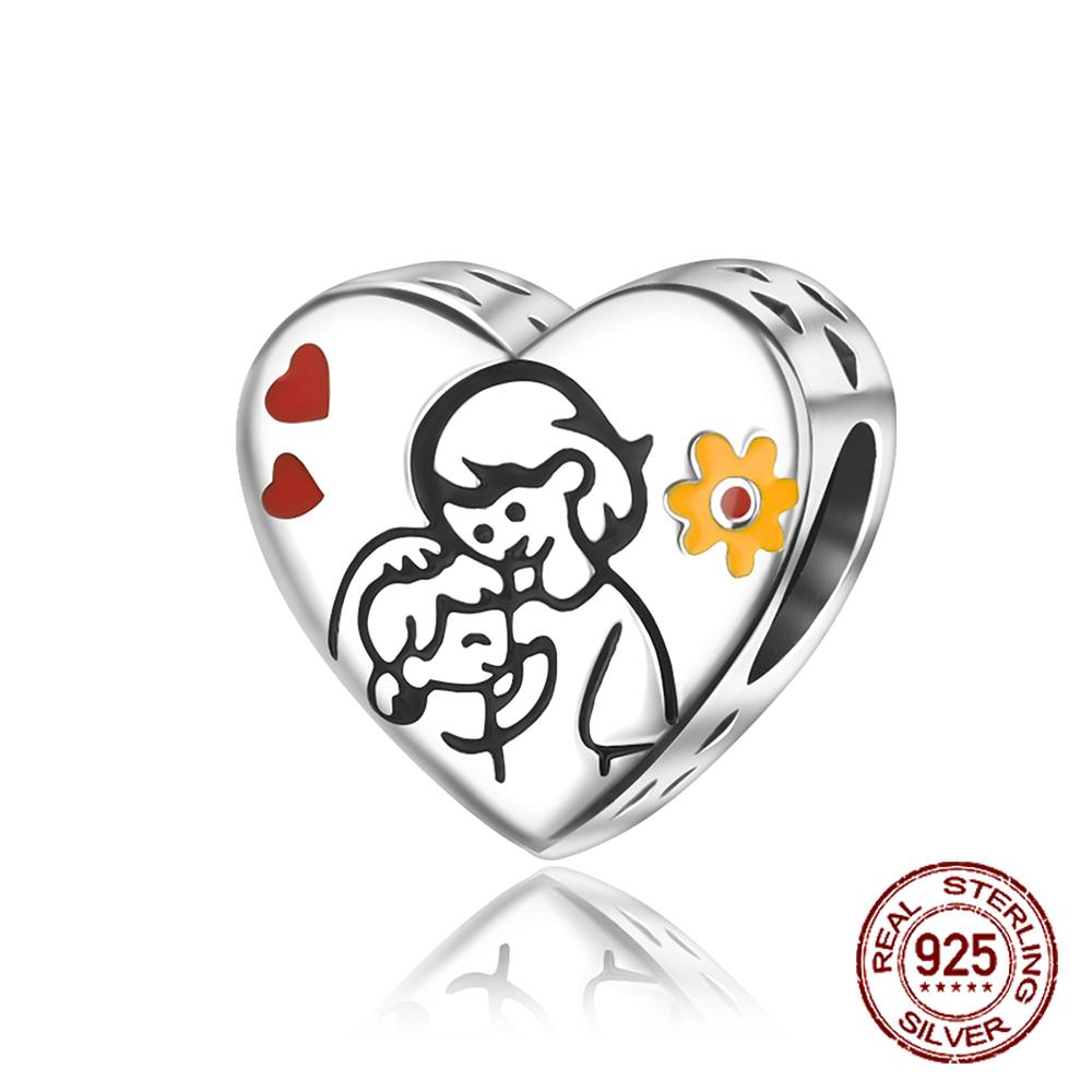 Lovely Copper Animal Teacup Dog Paw Print Cat Flower Fairy Pendant Fit Diy Bracelet Necklace Boutique Birthday Gift