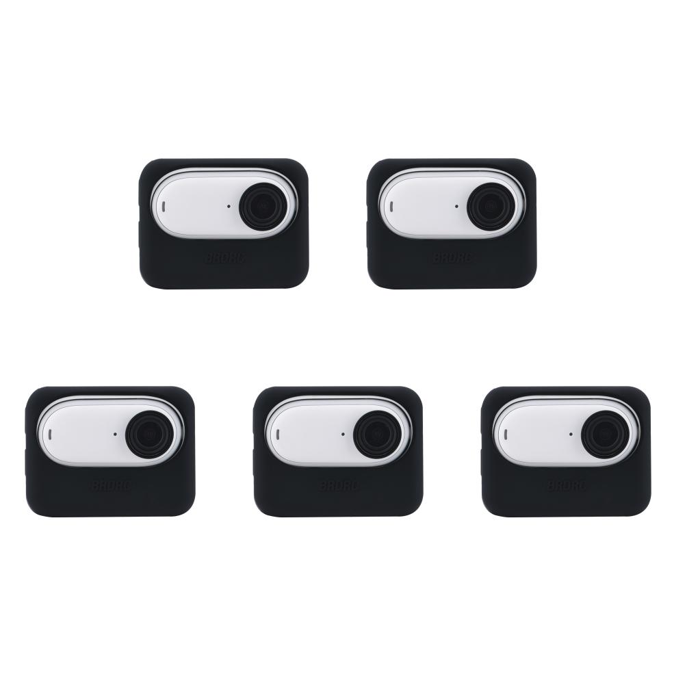 

EY# Silicone Protective Case Anti-Scratch Cover for Insta360 GO 3S/GO 3(Black)