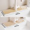 Durable Foldable Faucet Drain Pad Silicone Splash Proof Faucet Mat Faucet Water Catcher Mat Bathroom/Kitchen Accessories