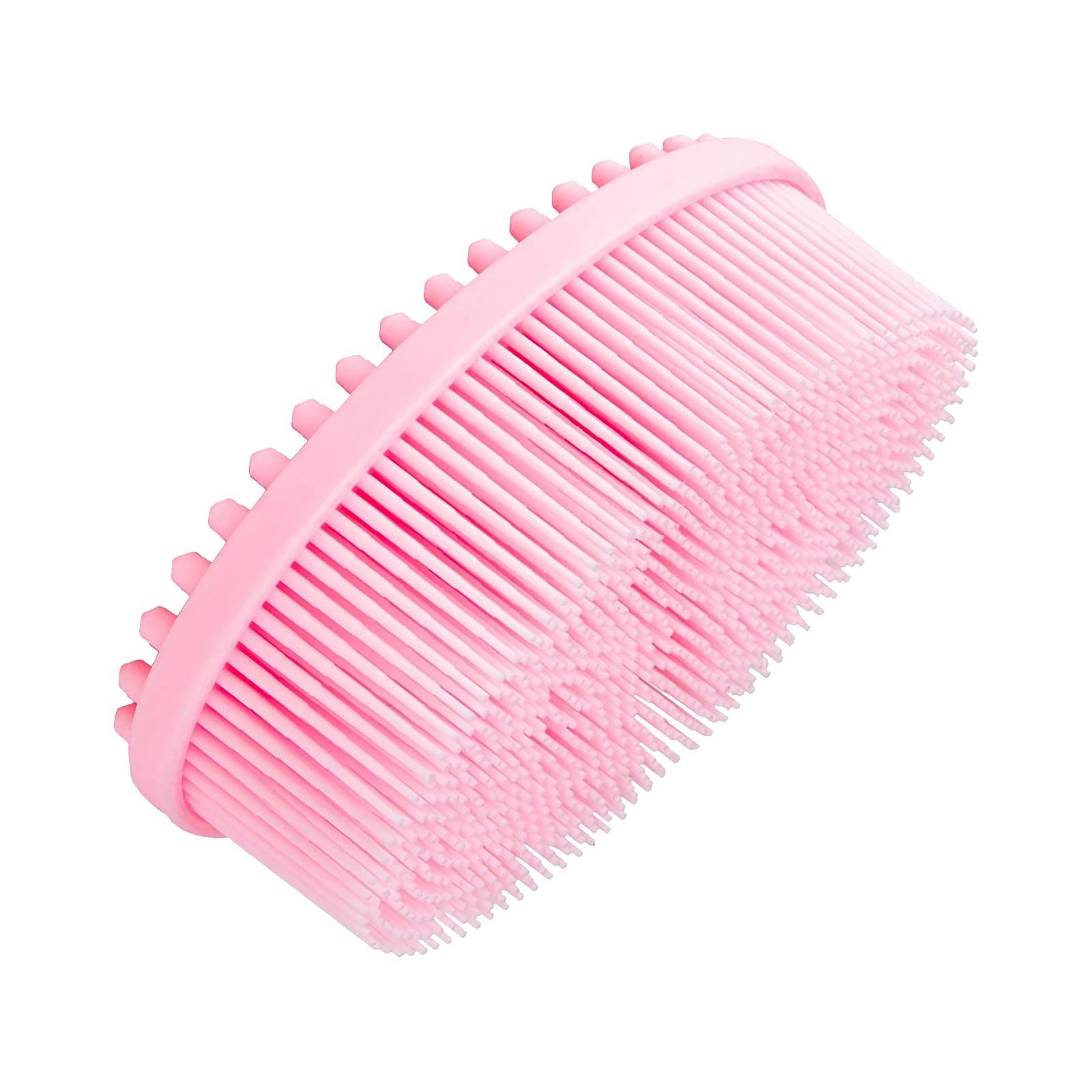 

Силиконовая массажная щетка для душа и шампуня 2 в 1, подходящая как для влажного, так и для сухого использования.