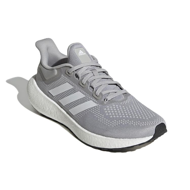 Adidas PureBoost 22 Grigio Sneakers Unisex Grigio-Due Bianco Nuvola Nero Core GW9152