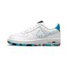 Nuove Scarpe da Skateboard Air Force 1 LV8 3 Low Top Bianche Blu Nere Bambini 3 7 Anni DM7598-100