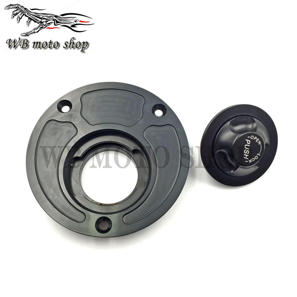 CNC Keyless Fuel Gas Tank Cap – Fits Yamaha FZR750, YZF600, R1, R6, YSR50, FZ1, FZ6 & More