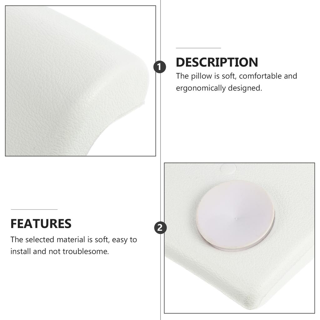 Bath Pillow Bathtub Spa Cushion Ergonomic Neck Support Shower Bathroom Supply Household Merchandises Tub Rest