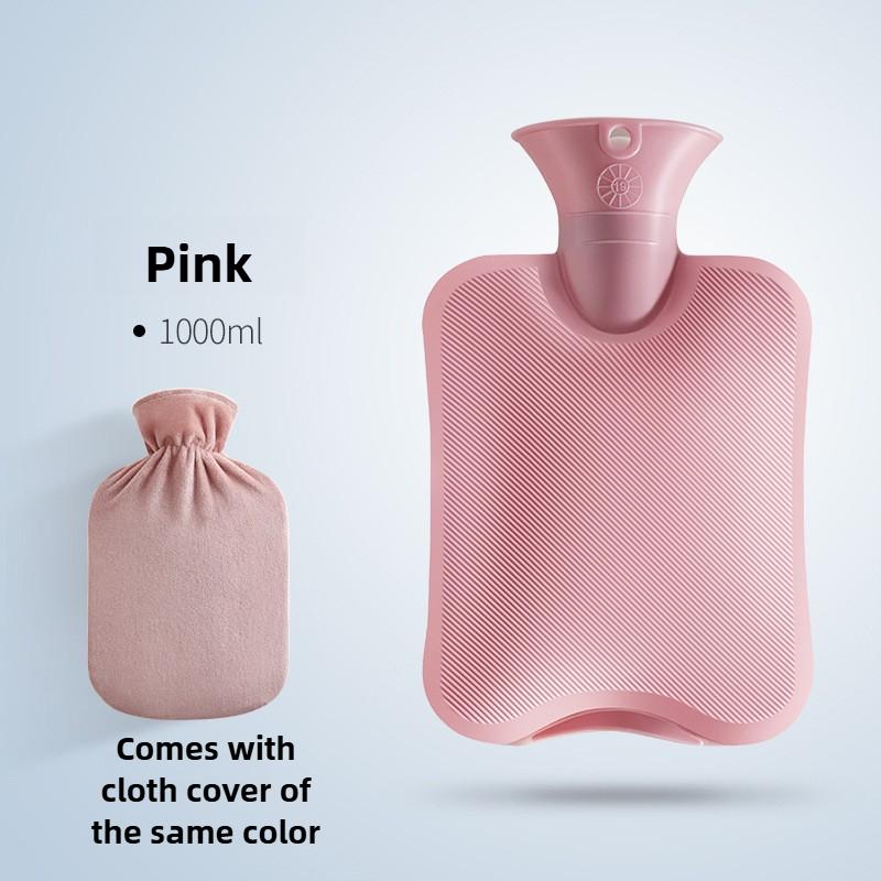 1000/2000Ml Hot Water Bottles Bag Water-filling Hot-water Bag for Female Warm Belly Hands and Feet Keep Warmer Christmas Gift