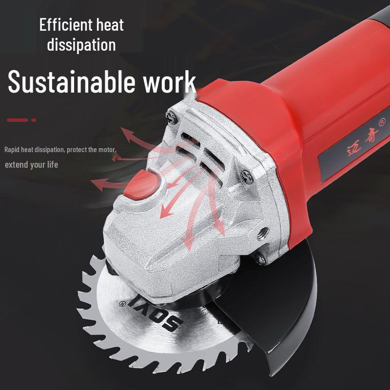 Multifunctional Electric Angle Grinder & Polisher: High-Power Handheld Grinding and Cutting Tool