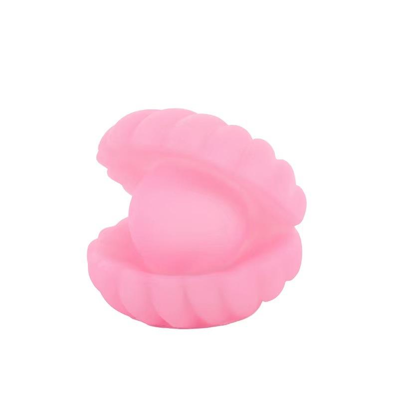 Mini Pearl Mussel Night Light Soft Lights Cartoon Shell Lamp Bedroom Nightstand Desktop