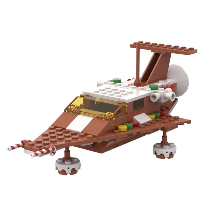 Bricklink Star Movie Weihnachten Lebkuchen Serie Raumschiff 40806 Walker Snowspeeder Bausteine Kinderspielzeug Weihnachtsgeschenk