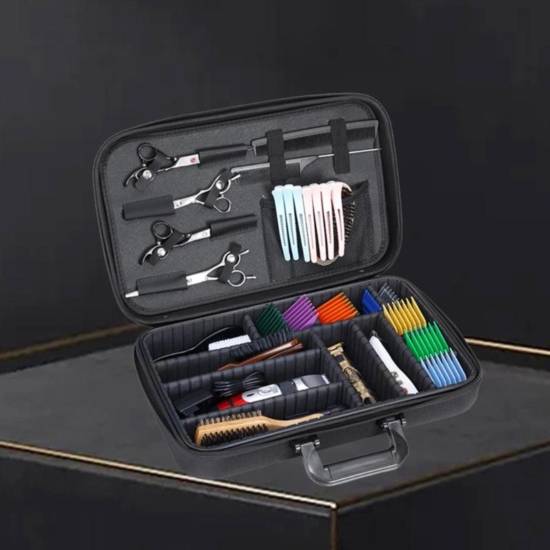 Professional Salon Hair Cutting Grooming Storage Organizer for Clippers Scissors Carrying Bag For Fashion Hairstyles