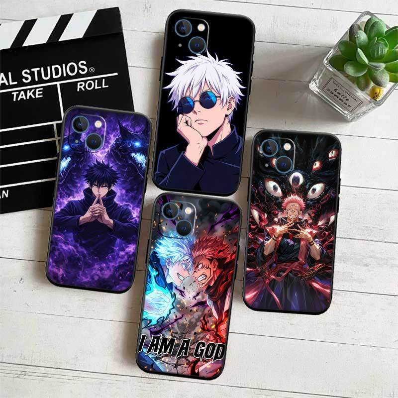 Anime Gojo Jujutsus Shockproof Phone Case for Redmi Note 8 8T 9 9A 9C 9T 9S 10 11 11S 10C 10X 10A 10T Pro Max Plus Prime
