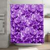 Purple Hydrangea Shower Curtain Wall Decor Bathroom Accessories Home Textiles