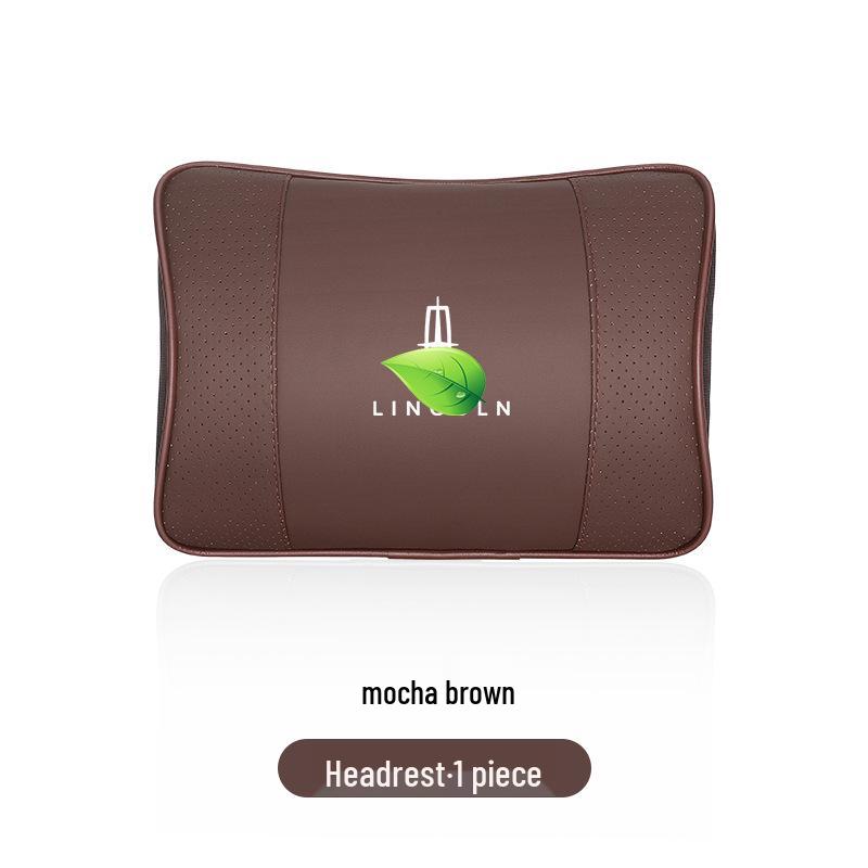 

Lincoln Z Adventure Car Headrest & Lumbar Support Pillow - Memory Foam Cushion for Car or Office Seat