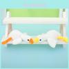 Adorable Plush White Goose Keychain Cute Yellow And Orange Duckling Charm For Bags