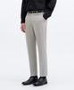 LEMAIN SECOND Minimal Tapered Hidden Banding Slacks [Light Gray]