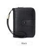 New anti-theft brush women's wallet oil wax leather short wallet retro multi-functional organ card bag