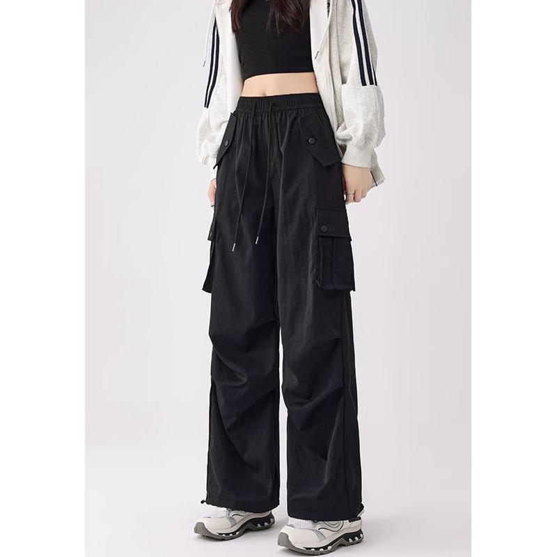 Casual Pants Women's Autumn New Waist Drape Quick-drying Wide-leg Sweatpants