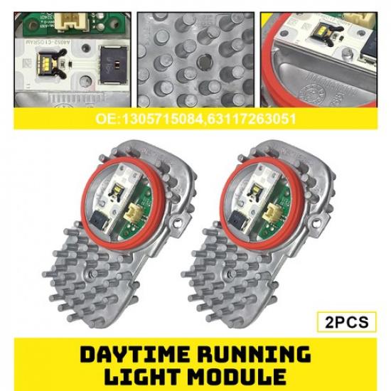 2x For BMW X3 X5 DRL Daytime Running Lamp LED Light Control Module Unit Computer