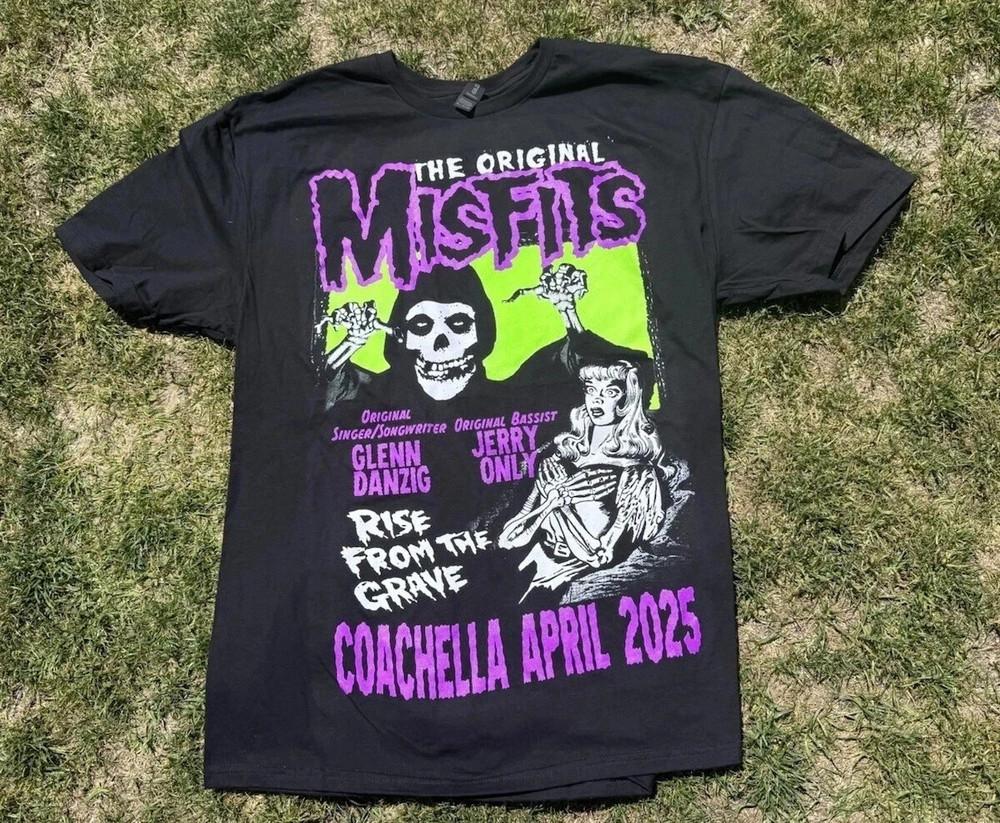 The Original Misfits Gift For Fan Music Festival T Shirt Full Size S-5XL Unisex T-Shirt XXL