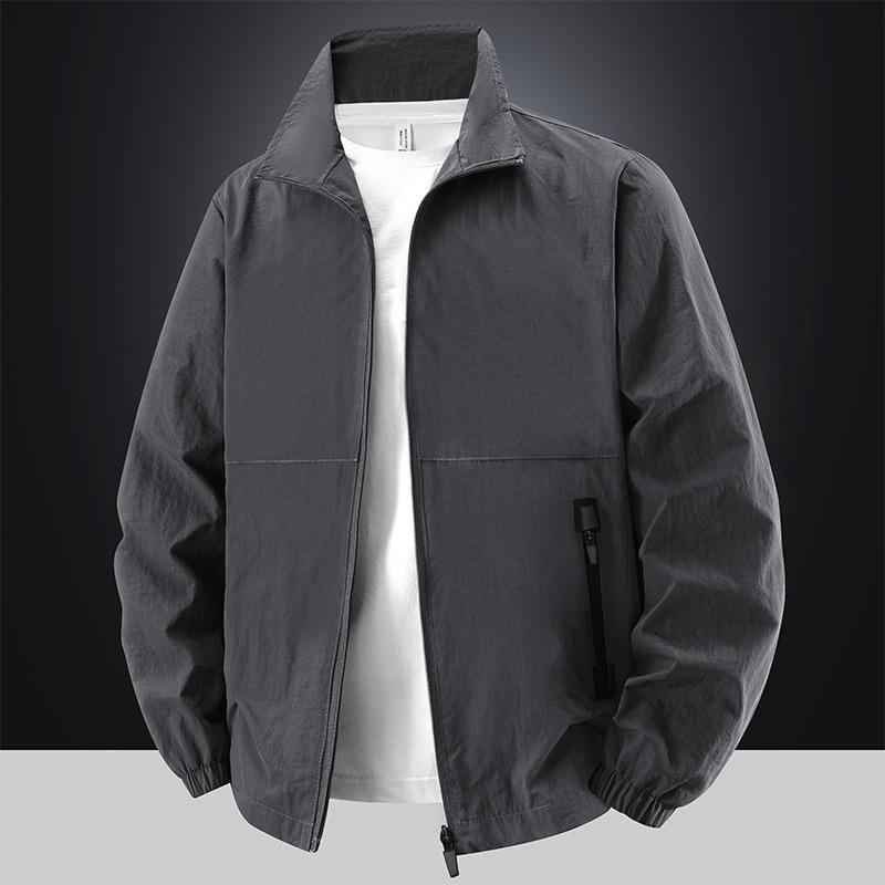 Men's coat 2025 new jacket jacket jacket fashion trend loose casual windproof