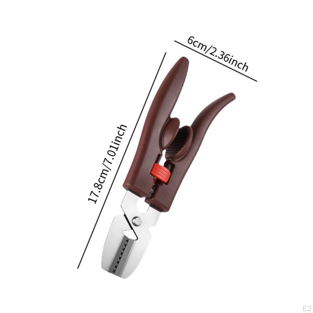 Kastanienöffner Clip Ergonomischer Griff Küchenwerkzeuge 17.8x6cm Manuell Kompakt Nuss