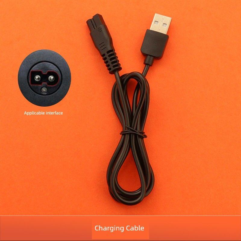 Suitable for Chigo Adult Hair Clipper Charger Zg-F838 Zg-F938 Electric Hair Clipper USB Power Supply Data Old Style Charging Cable