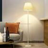 Modern LED Floor Lamp with Remote - Warm Ambient Light for Living Room, Bedroom, Bedside, and Streaming Background.