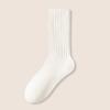 Man' Autumn and Winter Pure Cotton Fleece Vintage Antibacterial Loop Warm Long Socks